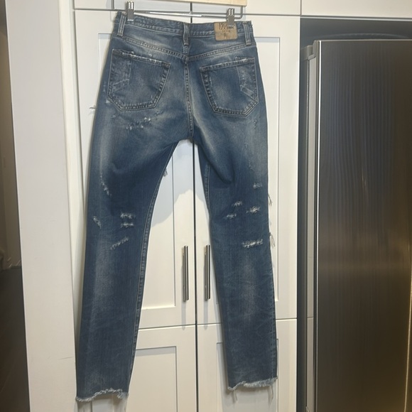 PRPS El Camino Boyfriend Taper Distressed Jeans Women size 27 - Picture 8 of 16